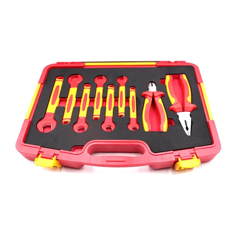 Super Quality hand Electrician VDE Insulated 1000v Tool Kit set 1000v insulated metric tool kit