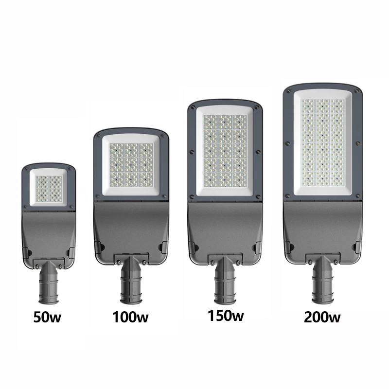 Die Casting Aluminium Led Street Light Housing Outdoor Municipal Project Waterproof IP65 Street Light 50w 100w 150w 200w