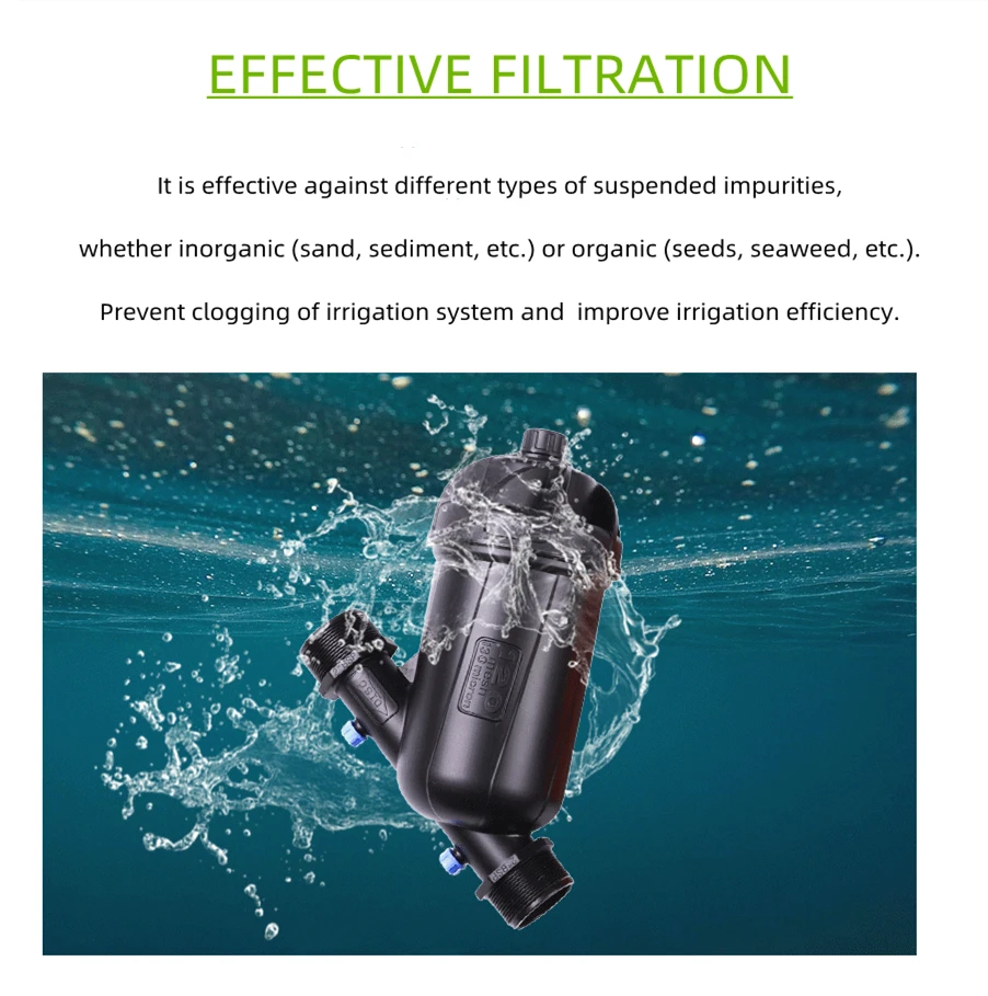 Farm Water Filters Greenhouse Drip Irrigation Plastic Mesh Filter For Drip Irrigation