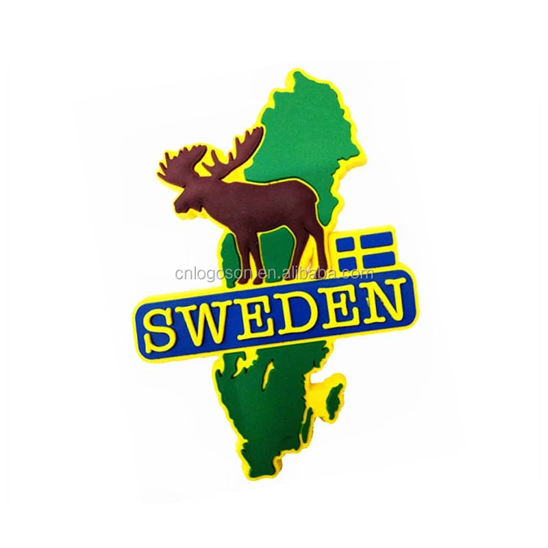 High quality factory custom flags make soft pvc 3d fridge magnets tourism souvenir