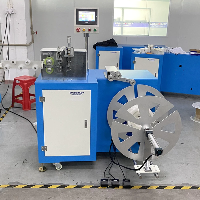 With meter counting fixed length automatic wire spool bobbin rewinding coiling machine