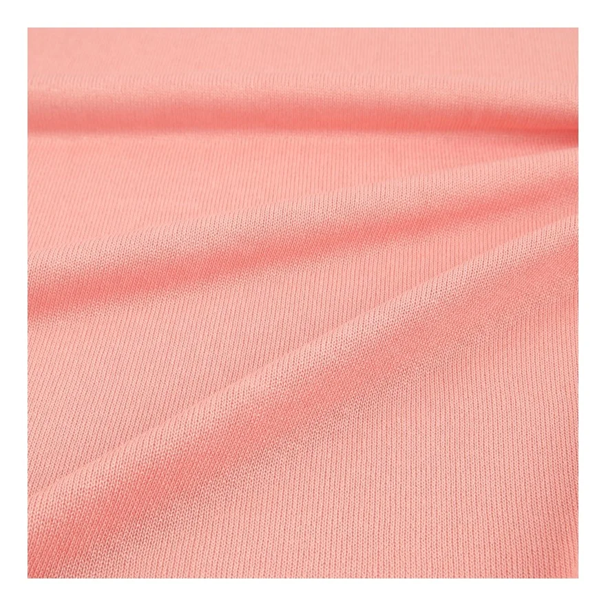 Factory One Stop Free Sample 89 Rayon 11 Chinlon 200gsm Knitted Plain Fabric For T-shirt Underwear shirt