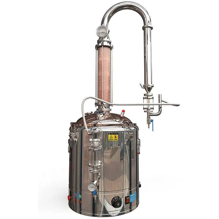 Practical And Affordable Single Wall Stainless Steel Rose Water Moonshine Stills Essential Oil Distiller