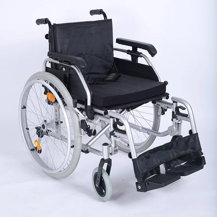 Lightweight Wheelchair With Flip backrest Modular structure Unique chassis design Arms Swing-away Footrests Folding Manual Wheel