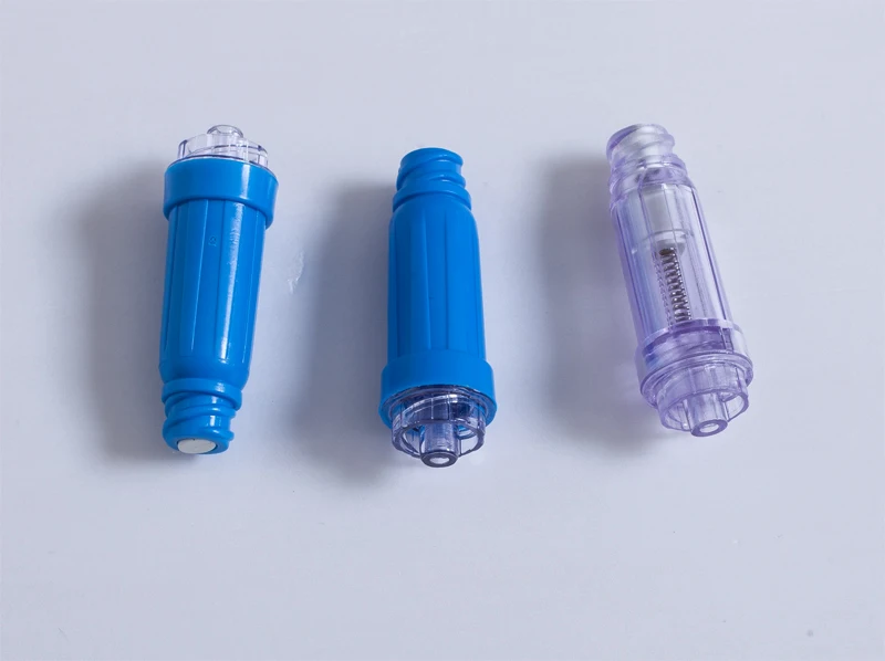 High quality  disposable medical  transfusion joint needleless and needle free connector positive pressure connector
