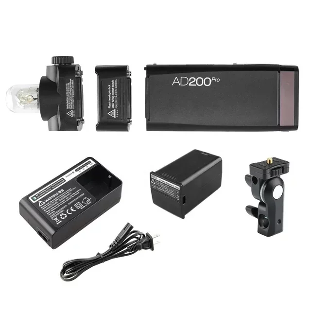 For Godox AD200 Exterior Flash Pocket Light Portable High Speed TLL Studio Photography Light External Flash