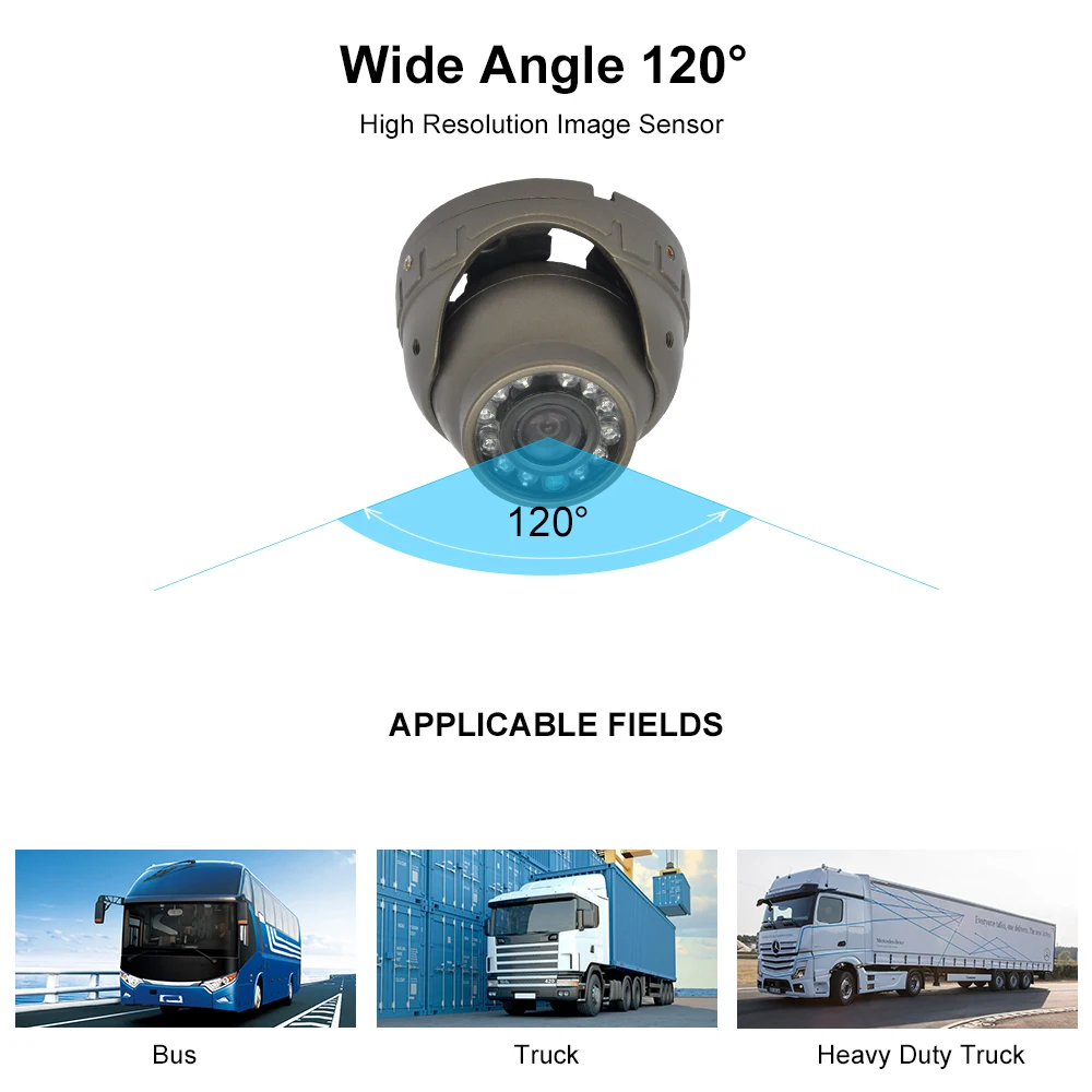 PJAUTO Bus Inside Camera AHD 720P 1080P Surveillance Camera for Safety