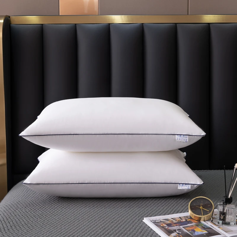 long pillow Cooling Luxury white Hotel Collection Bed Pillows Factory Customized double bed pillows for sleeping