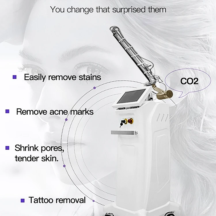 2023 new design laser co2 fractional machine for Vaginal tightening probes
