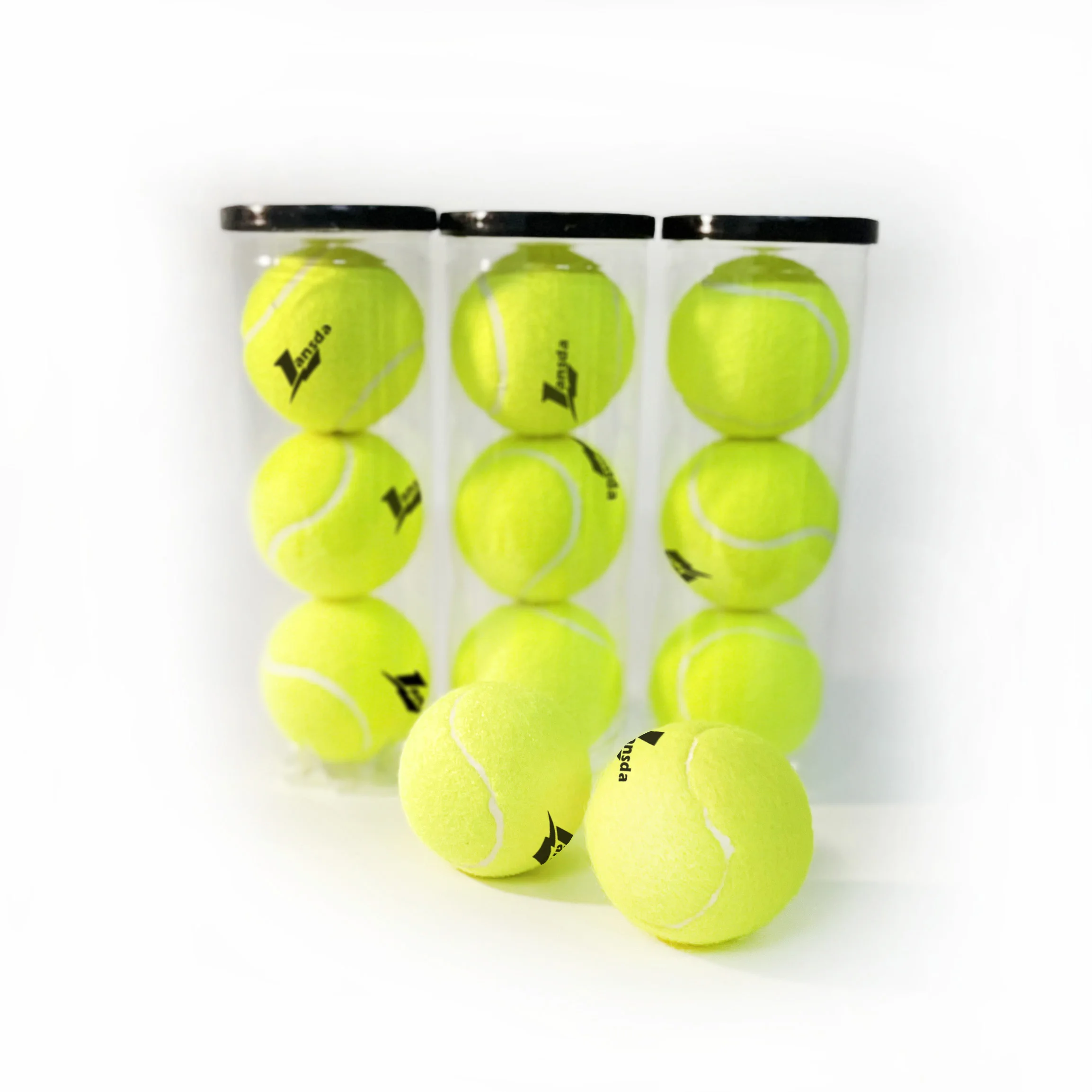 Lansda спортивное оборудование производитель 45% 57% из шерсти балл-де-падель трубка 3 напорные шарики