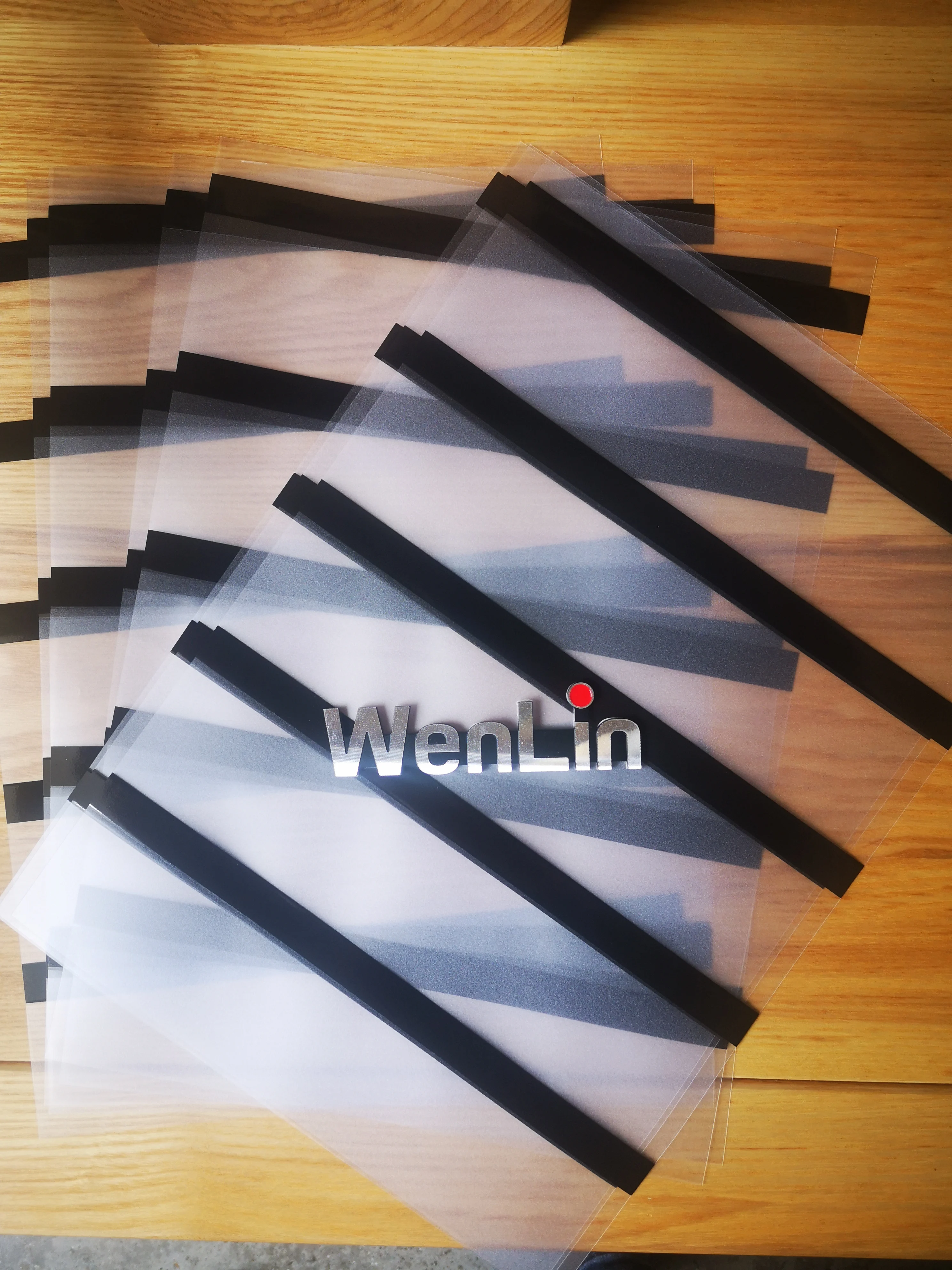 PVC Coated Overlay Lamination Film for Plastic ID Card Making