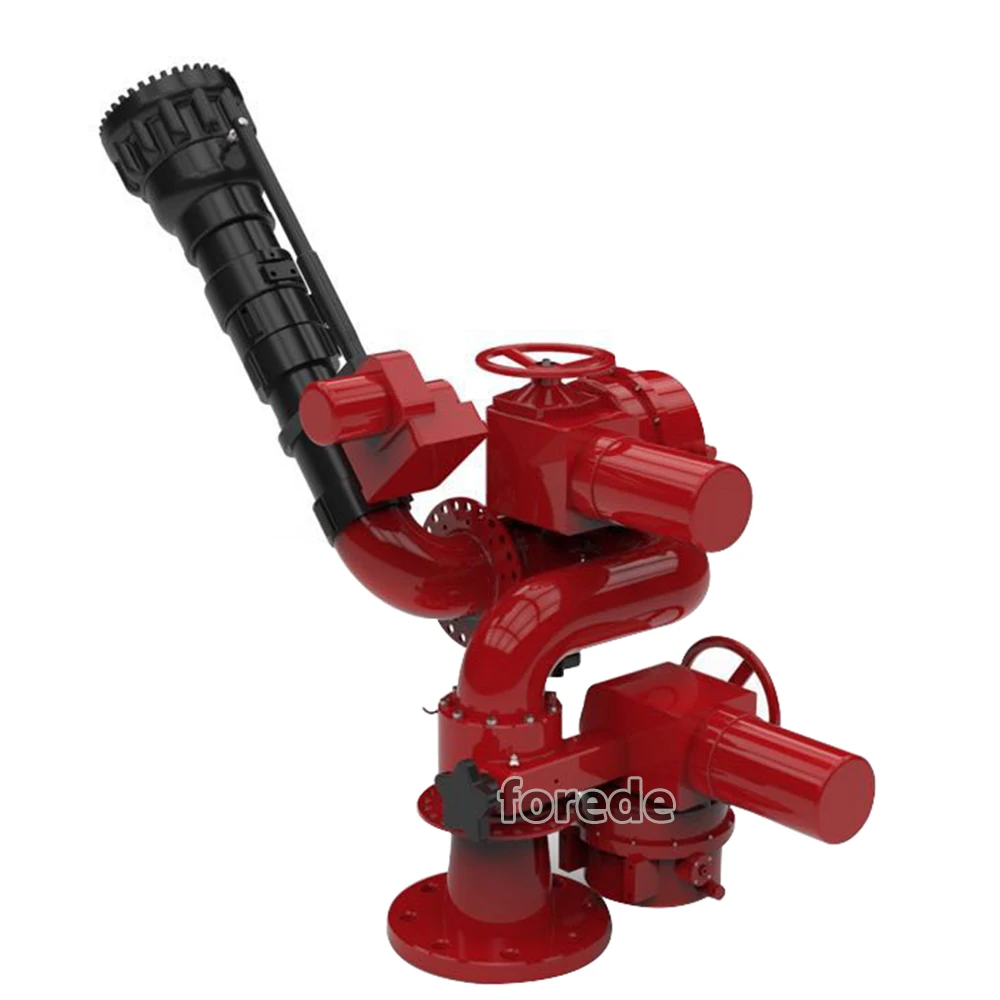 FOREDE 4800LPM Explosion Proof Remote Control Cannons Safety Monitor For Fire Fighting Fireman