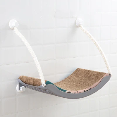 ZMaker Pet Cat Hammock Window With Grinding Sunbathing Hanging Hammock Bearing 33lbs