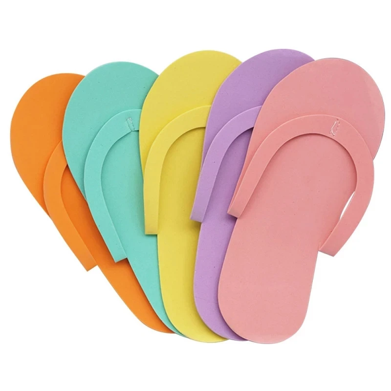 Spa Pedicure Flip Flop Disposable Foam Slippers Spa Pedicure Sandals Foam Pedicure Slipper For Salon