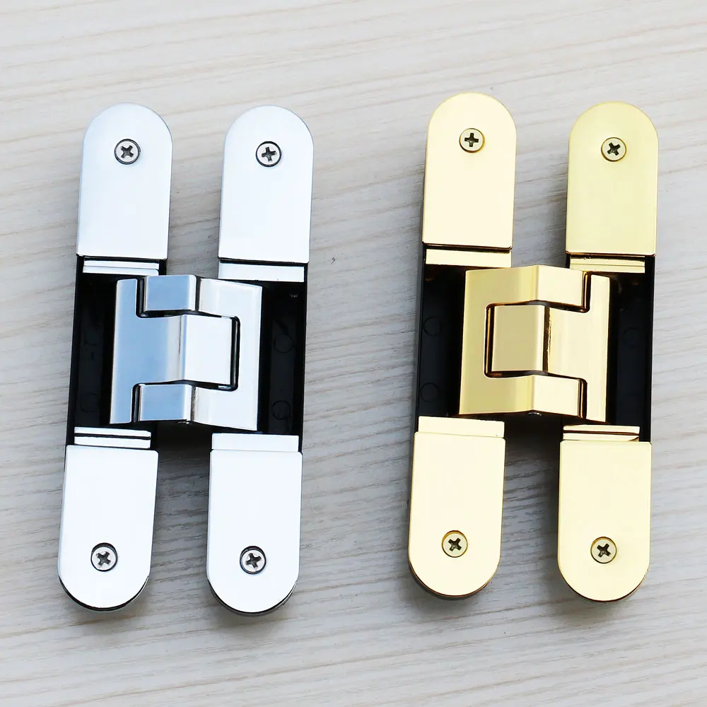 zinc alloy hidden three dimensional adjustable door hinge 3d
