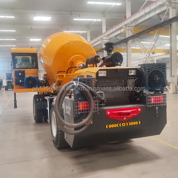 4x4 Cement Concrete Mixer 4.0 Cubic Meter Mobile Self Loading Concrete Mixer Machine