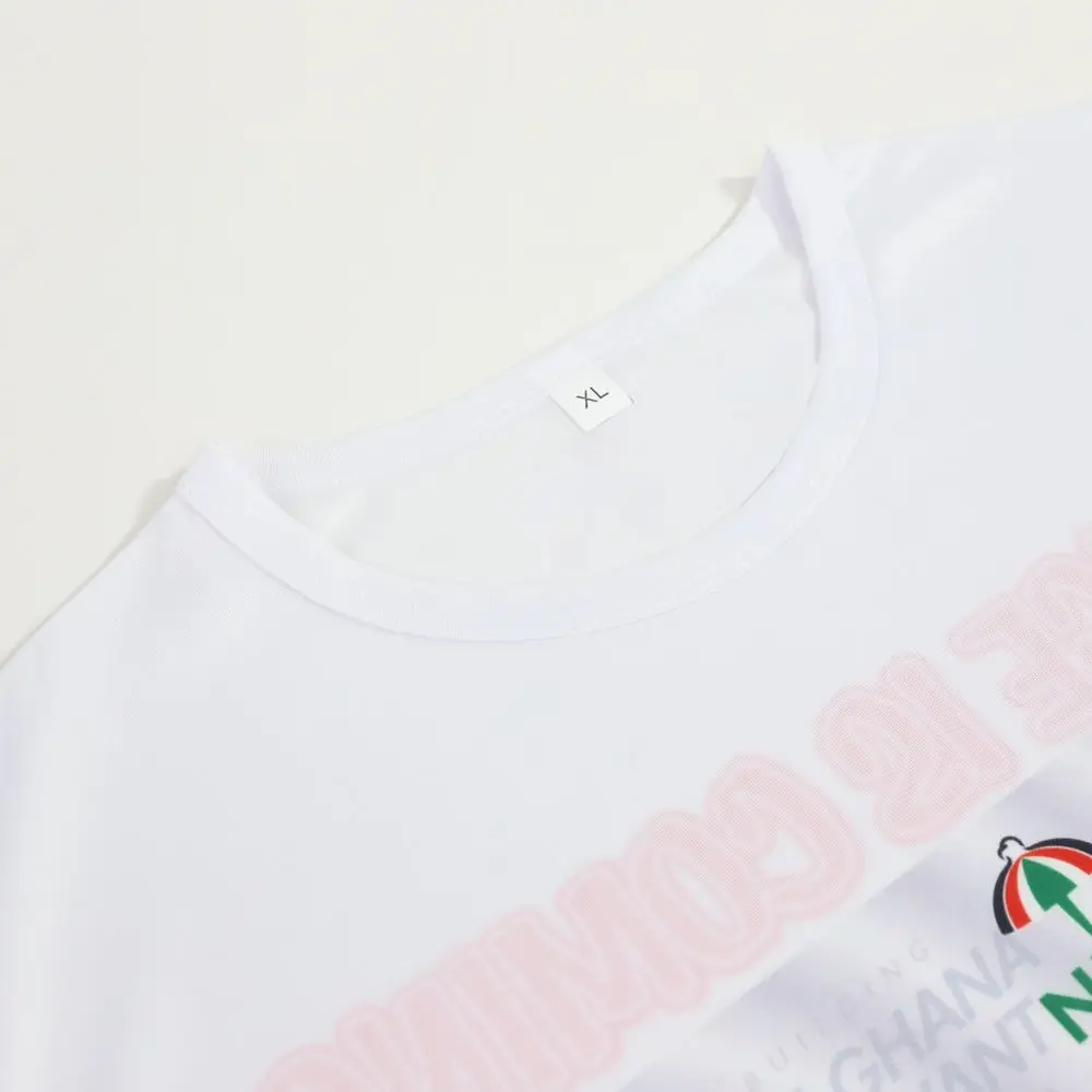 Custom Design 100% Polyester 120gsm Election T Shirt For 2024 Ghana Political Campaign Election Items