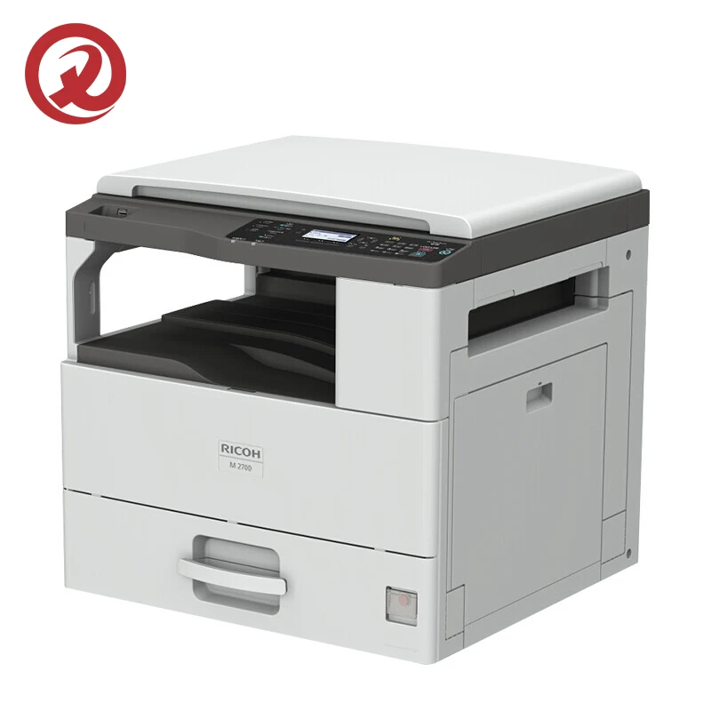 Новый черно-белый Многофункциональный копировальный аппарат Ri coh M2700 A3 с дуплексным Ethernet 4 ряда ЖК-дисплей 512MB Фотокопировальные машины
