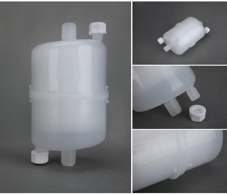 IPF серия 0,2 микрон Гидрофобный PTFE мембранный капсульный фильтр 1/4 дюйма NPT соединения 2,5 дюйма Длина для очистки воздуха