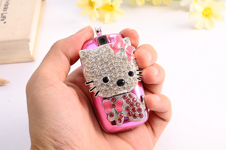 
kids lovely Unlocking The Lucky Cat mobile phone GSM mini cell phone N113 