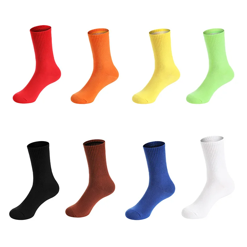 100 Cotton Bamboo Design Socks Athletic Crew Sports Socks Men Basketball Socks Grey Elite for Man OEM Custom Logo White Black