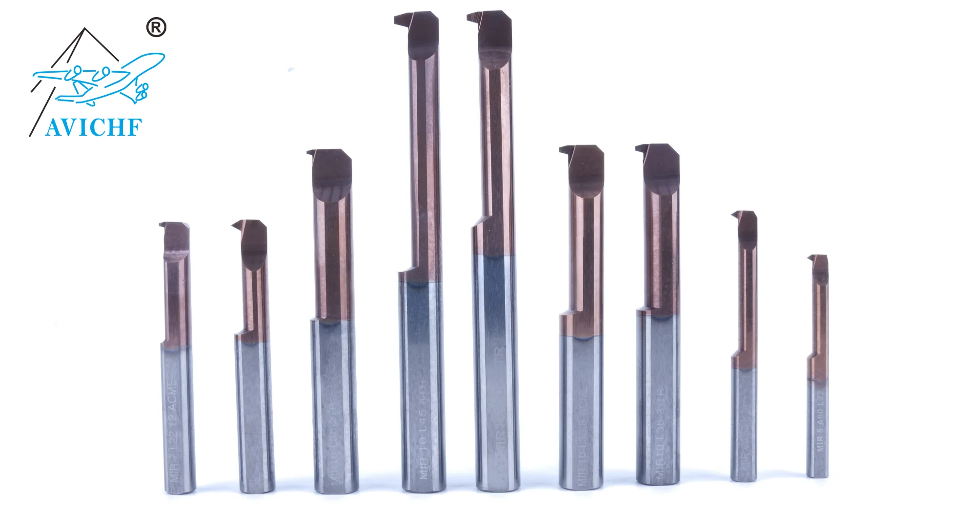 Высокоточные сверлильные инструменты с малым диаметром AVICHF цельные твердосплавные токарные станки высокопроизводительные MIR