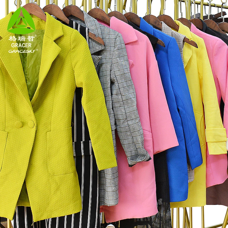 Used Ladies Women Blazer Bulk Clothing Bales Thrift Store Used Clothes Mixed Bundle