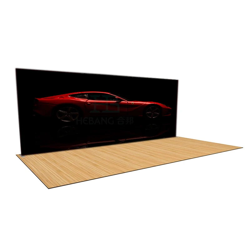 Backdrop Banner Tension Fabric 10X10 Trade Show Aluminium Exhibition Stall For Display