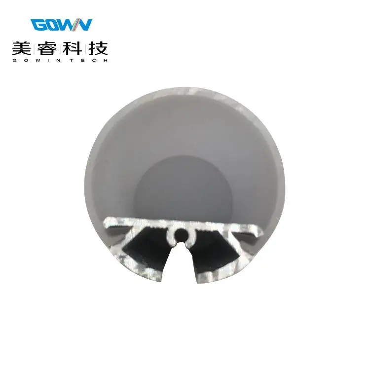 Round Shaped Aluminum LED Profile LED Channel with LED Strip Diffuser Cover for LED Channel Lights