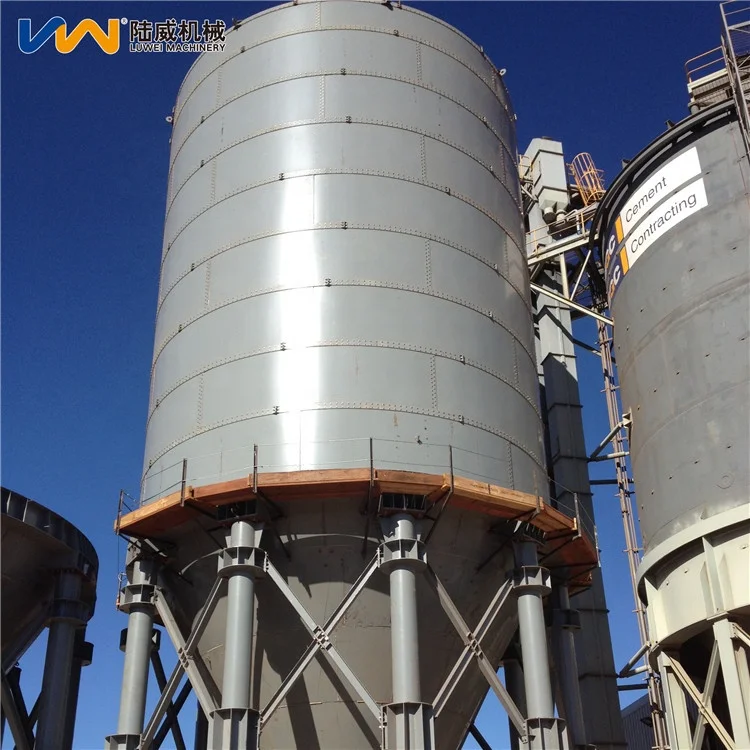 Customized Cement Silo ready for mix mobile concrete batching plant