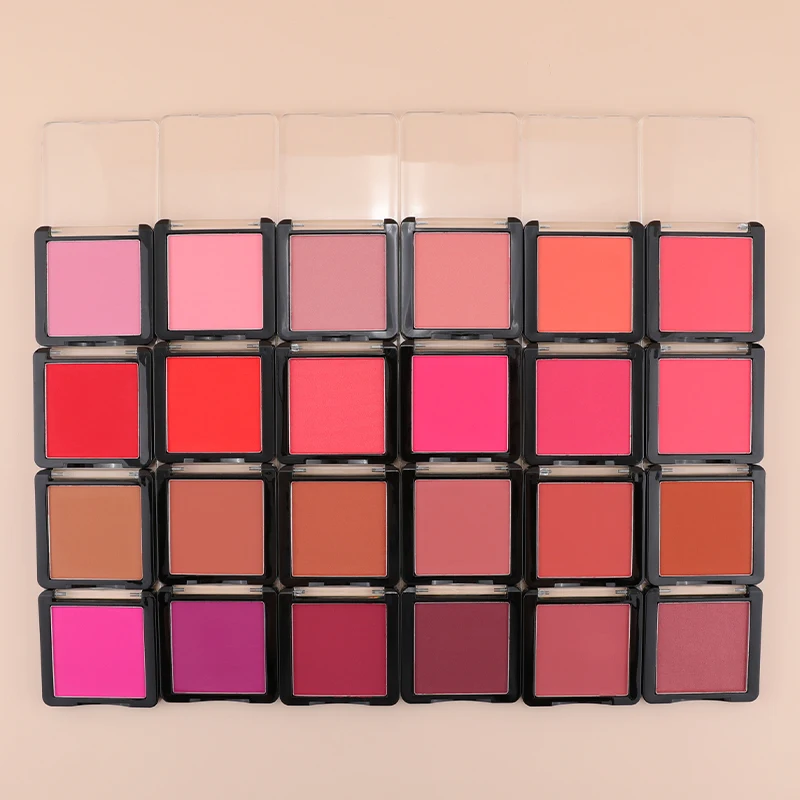 OCHAIN Wholesale No Logo High Quality Waterproof Blush Powder Private Label Pressed Blush