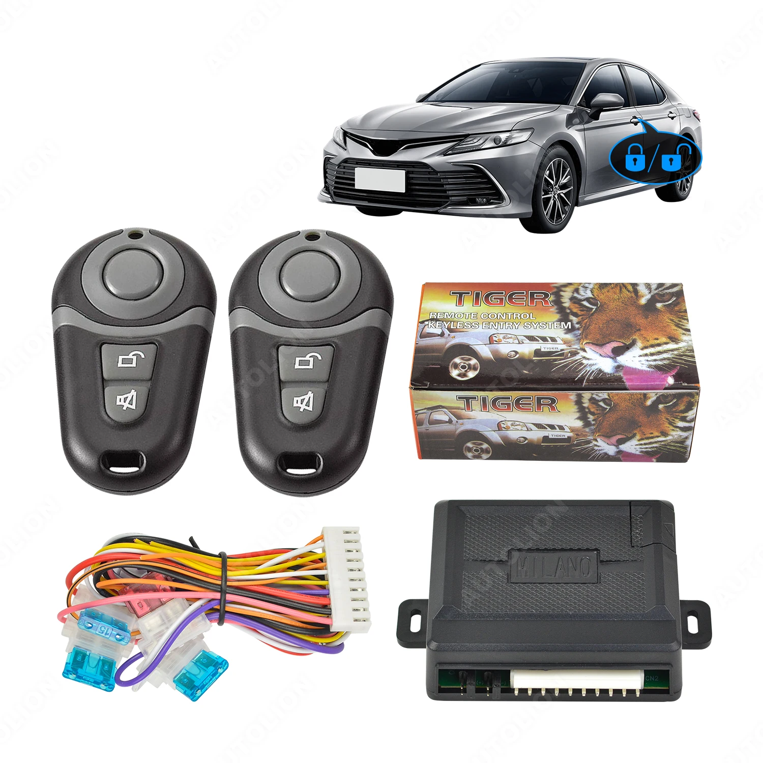 Factory Price Car Alarms Remote Central Door Lock Unlock Keyless Entry System RC187