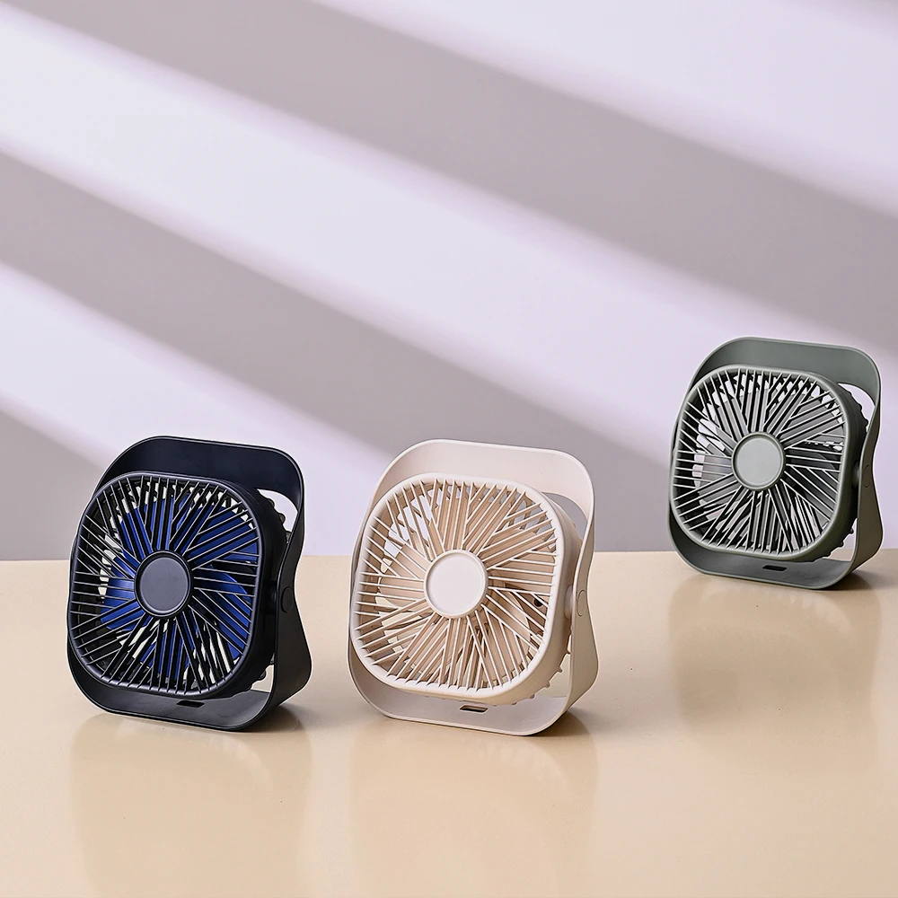 wall 2023 new  factory personal USB rechargeable USB Type-C mini office  table desk desktop fan portable  wall  fan
