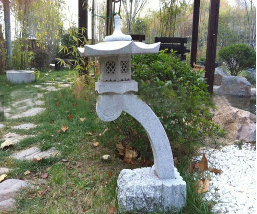 Natural China Granite Stone Lanterns For Garden And Temple Stone Lanterns For Sale