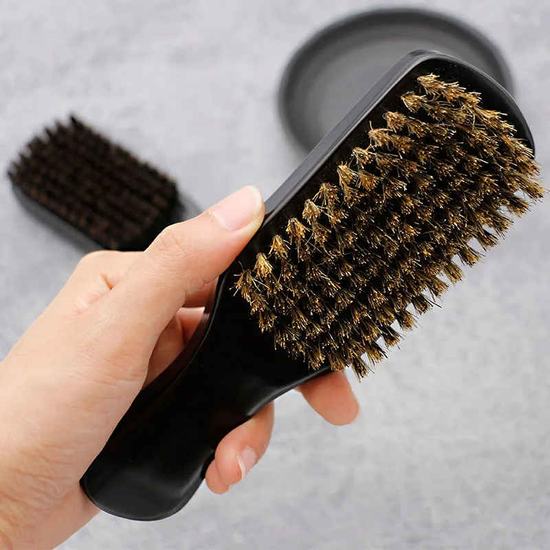 
wholesale best selling long handle custom beard brush boar beard brush black shave brush 