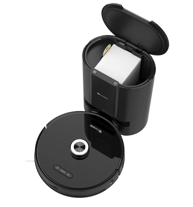 
Proscenic M8 Pro Distance Sensor (LDS) unmanned navigation Robot Vacuum Cleaner, Auto Dust Collector 2-in-1 Vacuum and Mopping. 