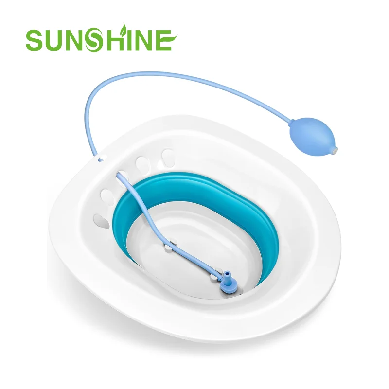 DL333 Medical Plastic Bed Pan Postpartum Care Sitz Bath for Maternity Toilet Seat Sitz Bath For Adults