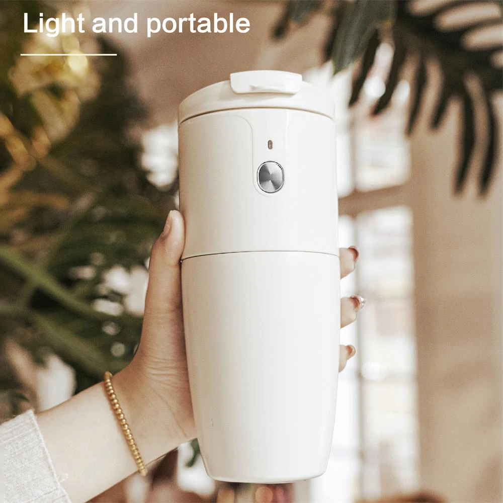 Intelligent 304 Stainless Steel Filter Household Small Charging Coffee Maker with Thermal Mug