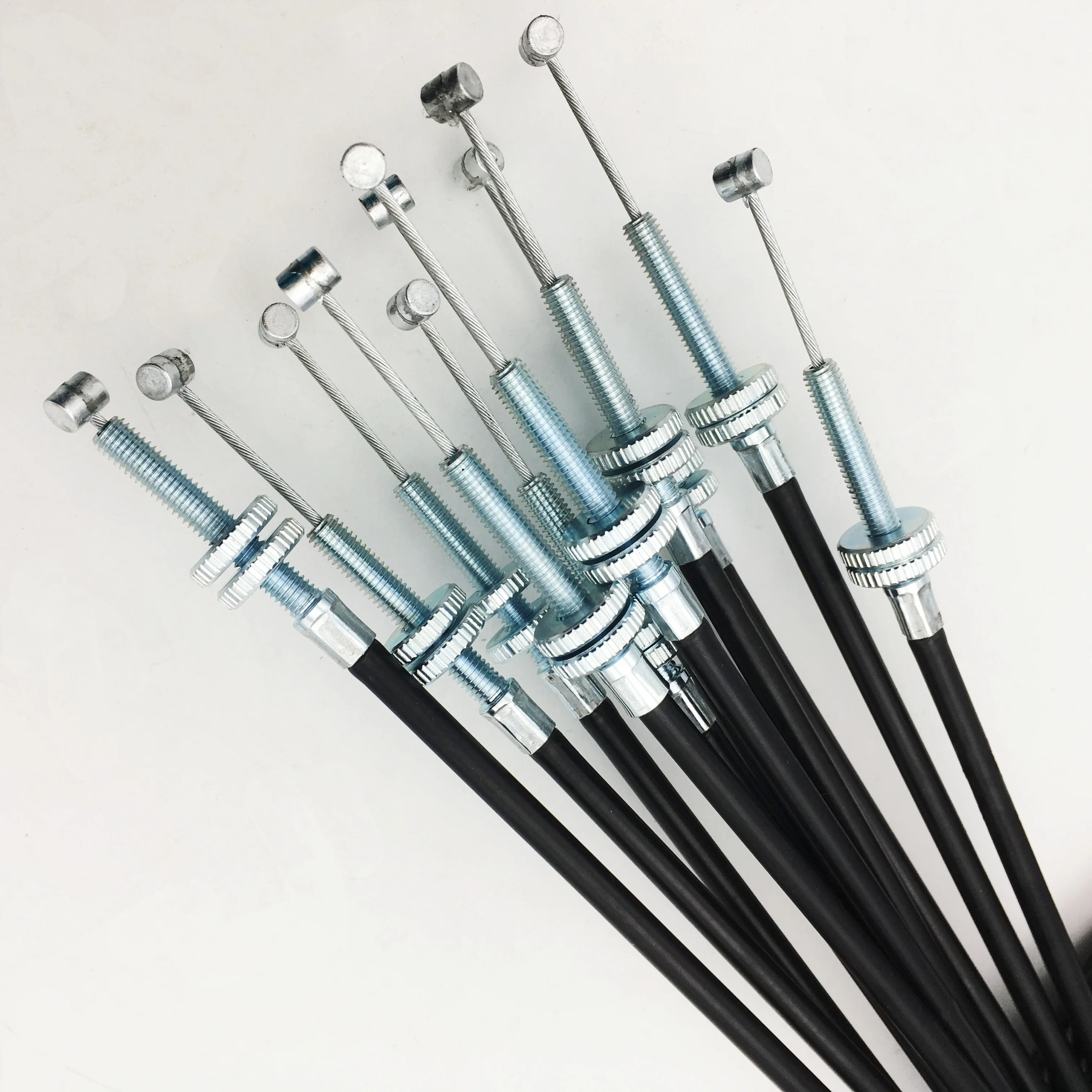 die-casting zinc head steel wire rope control cable assembly bowden cable with customized fittings