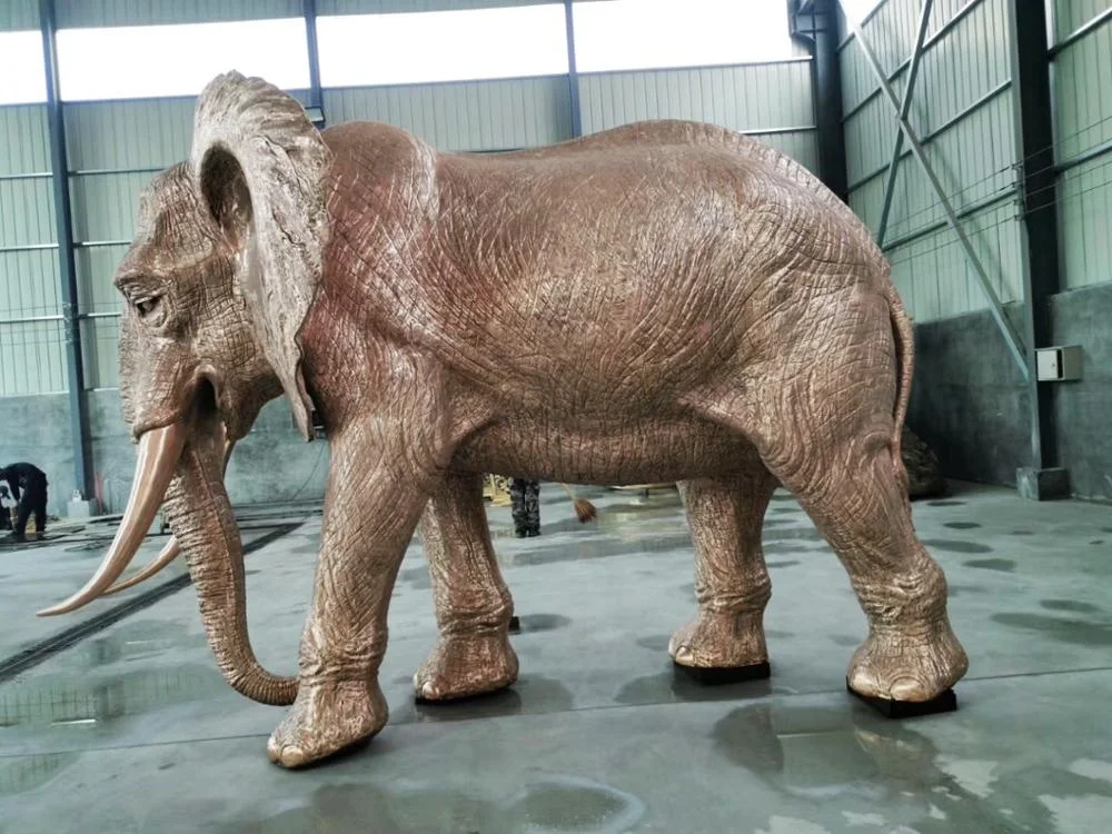 Outdoor customized garden bronze elephant statue sculpture