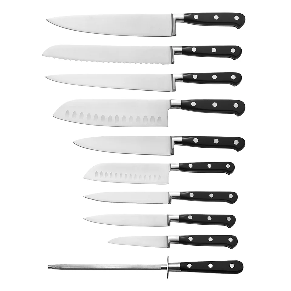 Classic Forged OEM Kitchen Knives ABS POM Handle German Stainless Steel 1.4116 Paring Utility Craving Bread Santoku Chef Knife