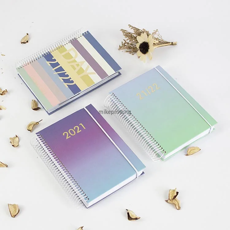 Customizable Journal Printing Agenda Daily 365 Years Planner A5 Spiral Notebook