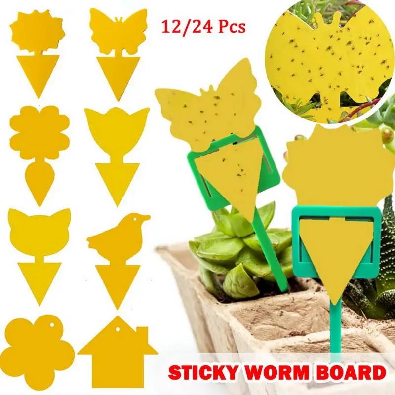 Hot sell Yellow Sticky Board board Insect Sticky Traps Fruit Fly Killers Plant Insect Sticky Traps Bug Sticky Fly Trap