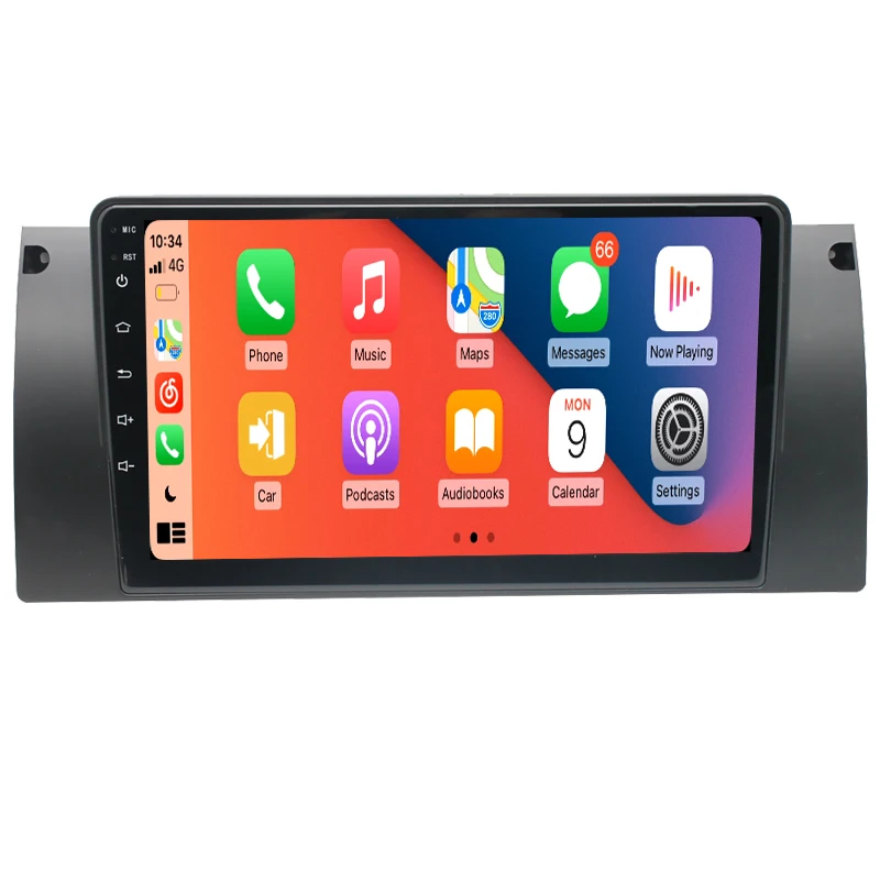 Автомагнитола 2 din Android для BMW 5 E39 1995 - 2003 E53 X5 M5 Carplay 4G Автомобильный мультимедийный GPS Авторадио управление рулевым колесом