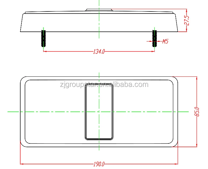 Manufacturer High quality 10-30V Rectangle LED Trailer Truck Turn Stop Tail Reflector Combination Rear Lights for Truck