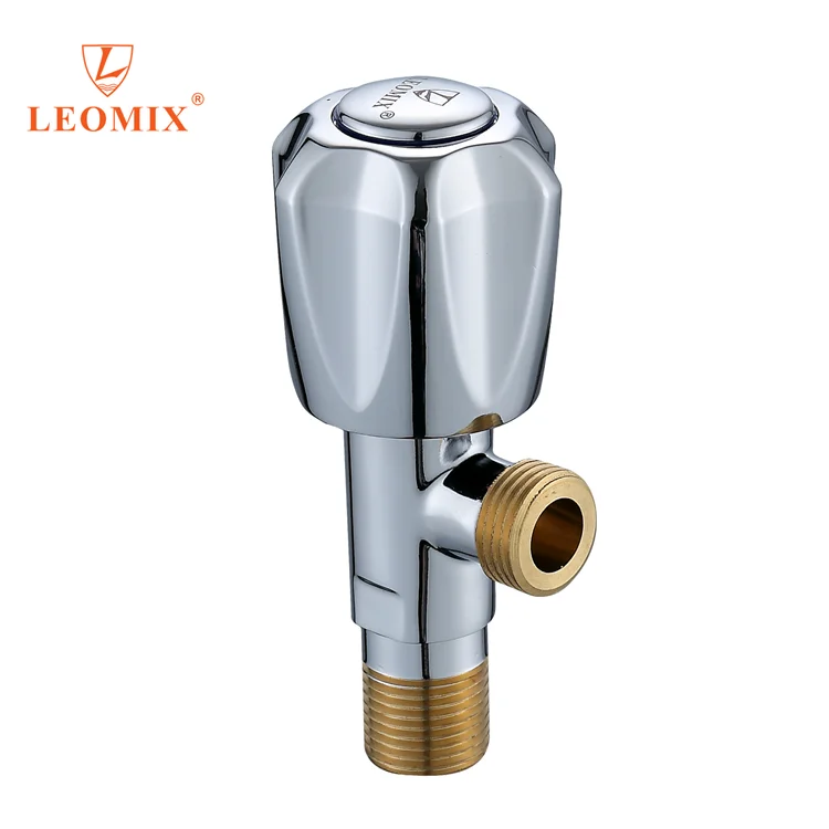 
Factory Directly Wholesale Safety Relief Valve Chrome Plated Water Tap Solenoid Angle Valves For Washroom 