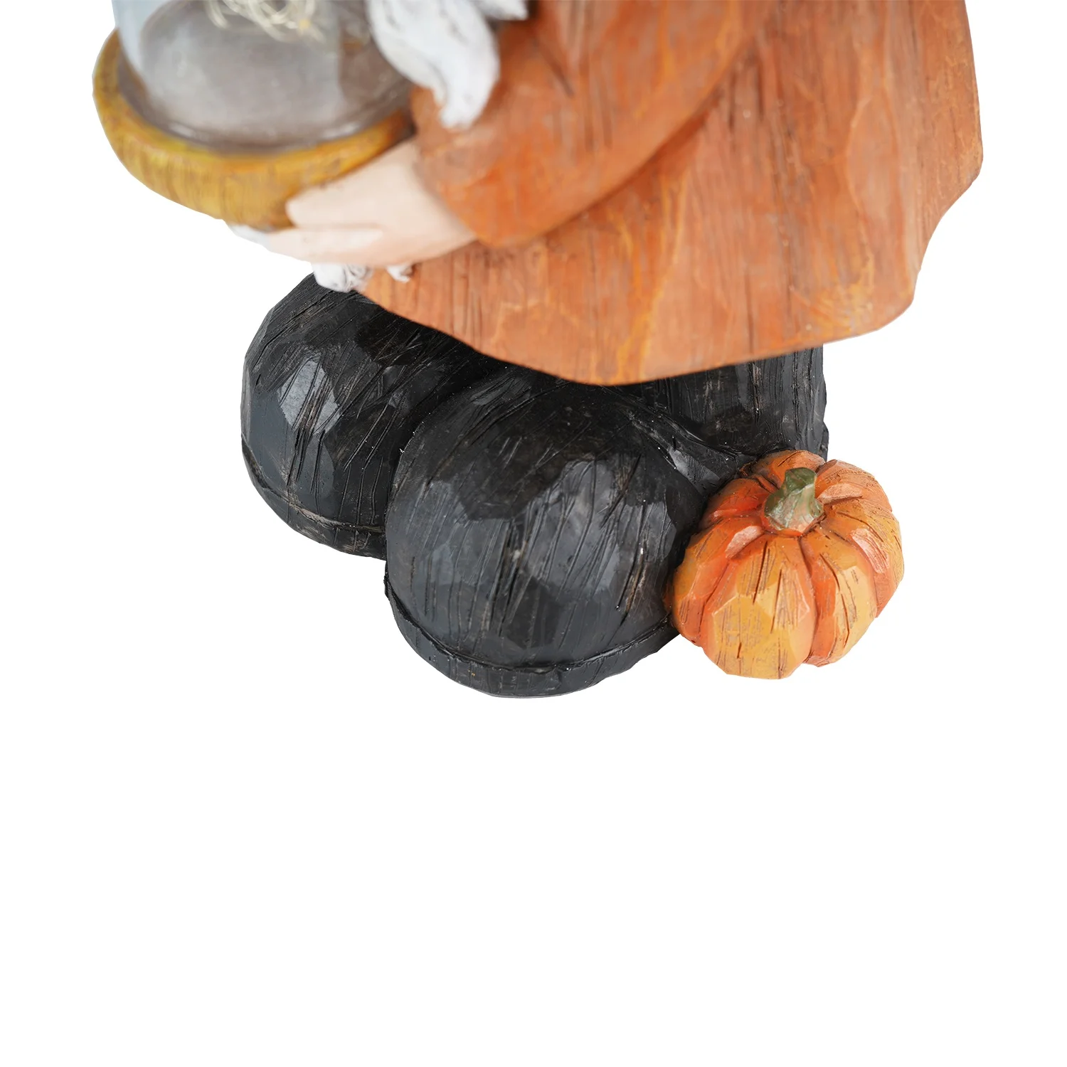 Garden Gnome Statue Harvest Gnome Figurine with Fruit Pine Cone on Hand for Fall Harvest Party House