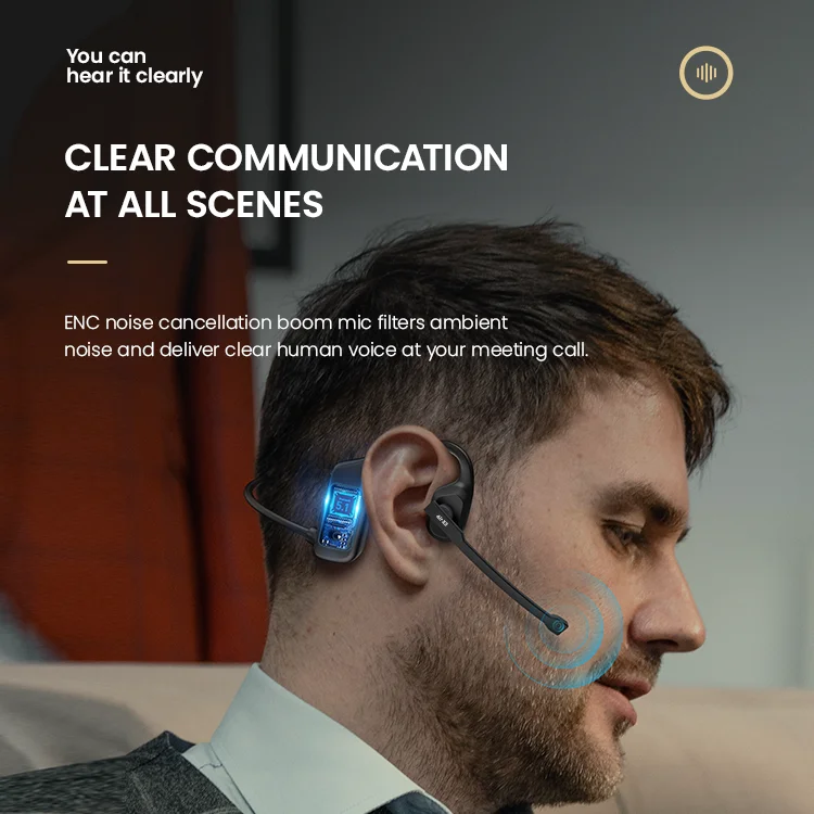 Bluetooth-наушники с открытым ухом на шею спортивные наушники беспроводная