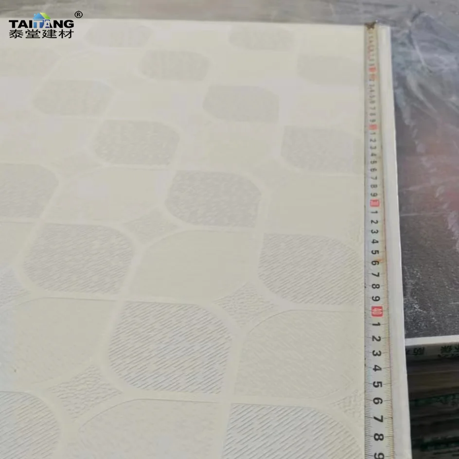 Gypsum Gold Ceiling Tiles Lambris Pvc Plafond Ceiling Panels For Restaurant