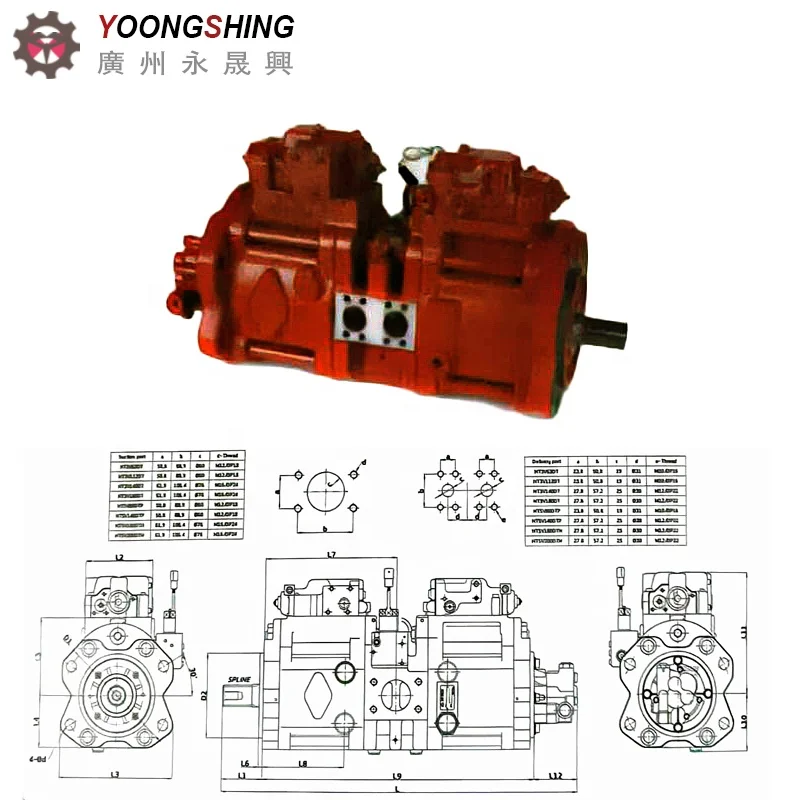 PVD-2B-40 PUMP Hydraulic Main Pump for Excavator